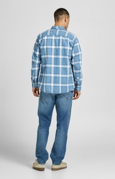 JACK&JONES MĘSKA KOSZULA SLIM FIT Z LNEM L AAA