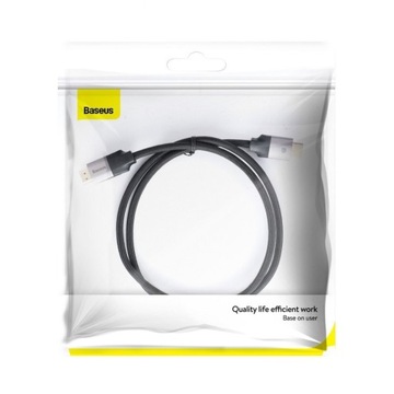 УНИВЕРСАЛЬНЫЙ ПРОЧНЫЙ КАБЕЛЬ BASEUS ВИДЕОКАБЕЛЬ HDMI 2.0 4K, 60 Гц, 3D, 2 М ОПЛЕТКА