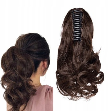 PONY Curly Claw Extension Ponytail 30CM Темно-коричневый 4#