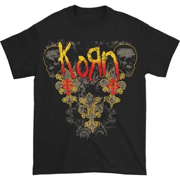 T-shirt bawełniany KOSZULKA Korn Skulldelis, L, 3XL
