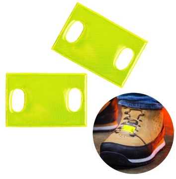 ODBLASK DO BUTÓW SZNURÓWEK NAKŁADKA ODBLASKOWA x2