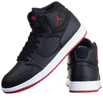 BUTY MĘSKIE NIKE JORDAN ACCESS koszykarskie czarne skórzane