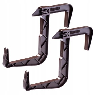 БАЛКОННЫЙ ЦВЕТОЧНЫЙ ВАЗ + ПОДСТАВКА, РУЧКИ 40 СМ, КОРИЧНЕВЫЕ