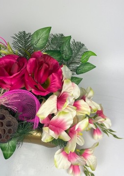 Украшение кладбища GRAVE композиция SET бутылка