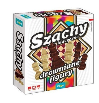 SZACHY KLASYCZNE- DREWNIANE FIGURY Jawa
