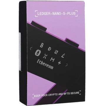 Криптовалютный кошелек Ledger Nano S Plus, матовый черный