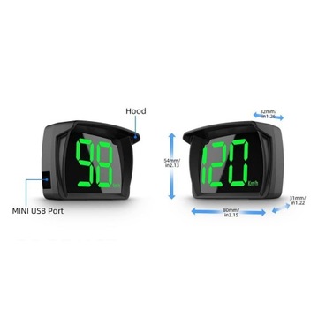 Nowy WYŚWIETLACZ Head Up PROJEKTOR LED LCD HUD OBD