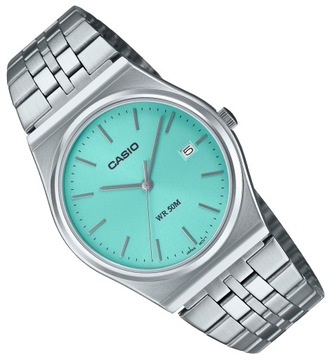 Klasyczny zegarek Casio MTP-B145D na bransolecie Datownik WR50 + Grawer