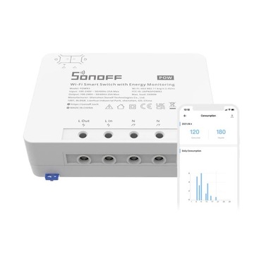 Умный переключатель Wi-Fi с функцией измерения тока Sonoff POWR3