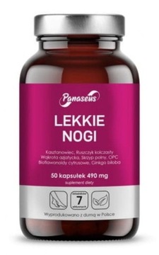 Lekkie nogi Panaseus 50 kapsułek