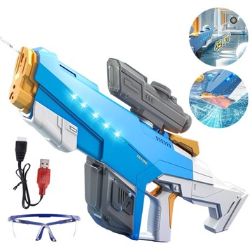 PISTOLET ELEKTRYCZNY NA WODĘ KARABIN AUTOMAT MIOTACZ WODY AKUMULATOR USB