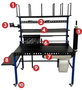 Модульный стол для упаковки посылок Kubara 175x75см