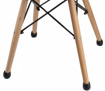 Защитные силиконовые фетровые чехлы на ножки стульев для мебели ЧЕРНЫЕ 25-29мм x4