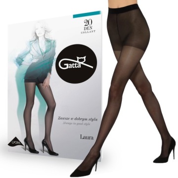 Rajstopy Gatta Laura 20 den lycra, Nero 4-L