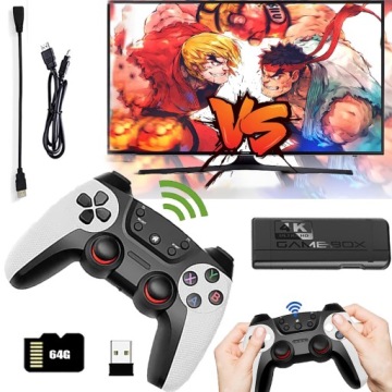 Emulátor, Televizní Hra Pro 20000 Her 4K Hdmi S Dvojitým Joystickem K9