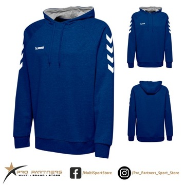 Bluza męska z kapturem Hummel GO Cotton Hoodie, roz. M