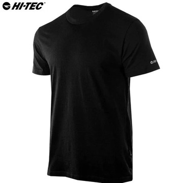 Koszulka Męska HI-TEC PLAIN T-Shirt Podkoszulek Limitowana Bawełniana L