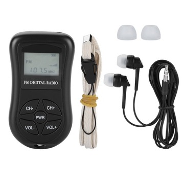 Wyświetlacz LCD Osobiste Mini Cyfrowe Radio ze