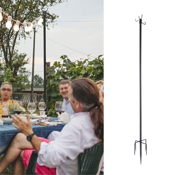 Набор из 2 шт., гирлянда длиной 10 футов, уличные подвесные столбы, стержень для кемпинговой лампы с остроумием