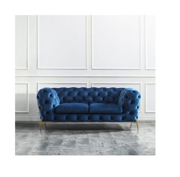 KANAPA Sofa 2-Osobowa Duża STYL GLAMOUR Pikowana