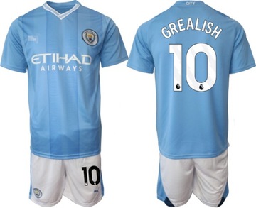 2023-24 MCFC Domowa koszulka piłkarska dla dzieci nr 10 Grealish