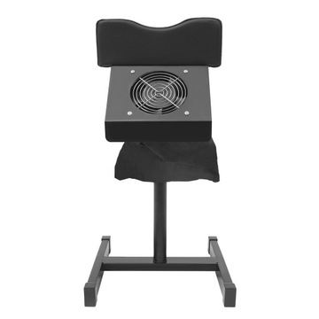 ПОДНОЖКА ДЛЯ ПЕДИКЮРА ДЛЯ НОГ, КОСМЕТИЧЕСКАЯ, ЧЕРНАЯ, РЕГУЛИРУЕМАЯ ВЫСОТА