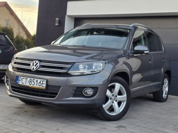 Volkswagen Tiguan I SUV Facelifting 1.4 TSI BlueMotion 122KM 2015 Volkswagen Tiguan benzyna /ALCANTARA/ zarejestrowa