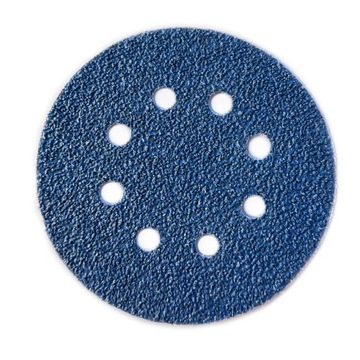 PAPIER ŚCIERNY KRĄŻEK NA RZEP 125mm p24 Cyrkon z 8 Jakość!!!!!