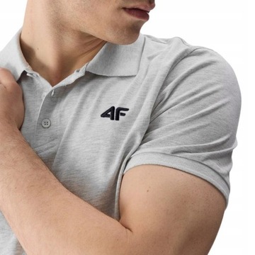 Men's Men's T -Fish Вышитый логотип 4F Sports T -Frish ежедневно