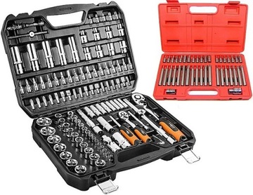 НАБОР ТОРЦЕВЫХ КЛЮЧЕЙ 110 ШТ. КОРПУС НАСАДКИ ДЛЯ инструментов CRV NEO Tools 1/4