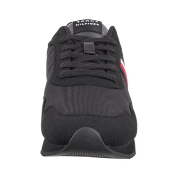 Buty Sneakersy Męskie Tommy Hilfiger Runner Mix Black Czarne