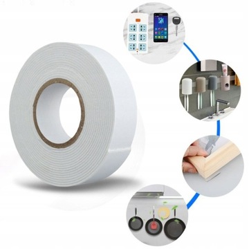 TAŚMA MONTAŻOWA DWUSTRONNA PIANKOWA SAMOPRZYLEPNA