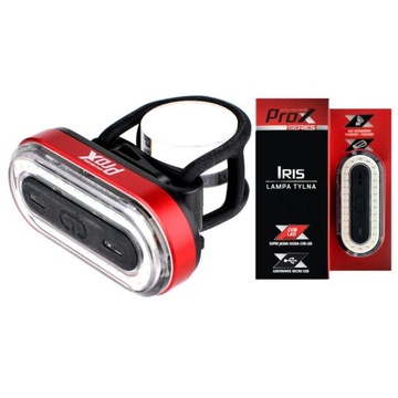 Lampka rowerowa tylna ProX Iris 50Lm LED USB