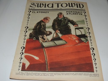 ŚWIATOWID 36/1930 lotnictwo zdobywcy Atlantyku