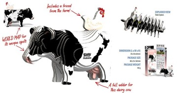 Ферма Дойная Корова 3D Эко Пазл