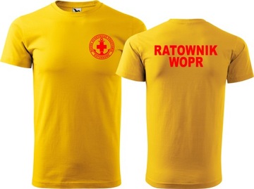 Koszulka Ratownika Wodnego WOPR czerwona żółta Ratownik WOPR M