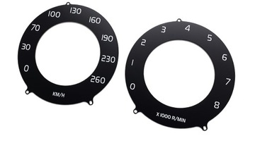 Volvo S60, V60, XC60, zamiennik z MPH na kmh MoMan