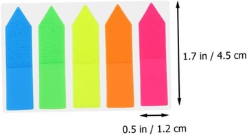 4 комплекта блокнотов с метками-закладками для маркировки книг
