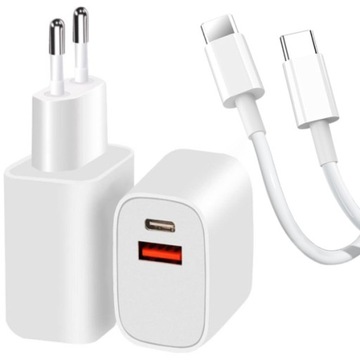 Ładowarka sieciowa 20W QC PD USB typ C FAST kabel