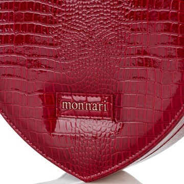 Szkatułka kuferek na biżuterię Monnari Czerwony Etui prezent na walentynki