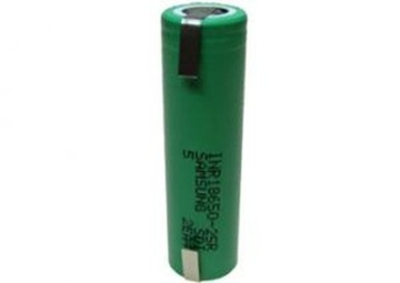 Akumulator 18650 2500mAh 20A blaszki Samsung