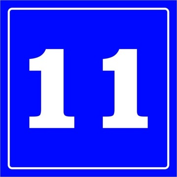 Nr. 88 Cyfra 11 - TABLICA OSTRZEGAWCZA