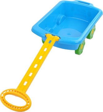 DUŻY WÓZEK PRZYCZEPKA do piasku NA ZABAWKI TACZKA