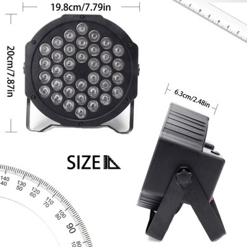 Световые эффекты RGB-прожектора DMX