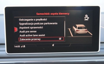 Audi A4 B9 Avant 2.0 40 TDI 190KM 2019 Audi A4 Avant 2.0 TDI 190PS Quattro S-tronic Webasto FuulLedy Matrix Lopat, zdjęcie 31