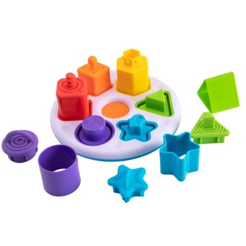 SORTER Plugzy Fat Brain Toys Kolorowy 10m+