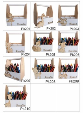 Органайзер для офиса 100% ДЕРЕВО, БОХО, с именем