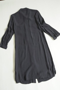 H&M Szyfonowa koszulowa sukienka szmizjerk XXS