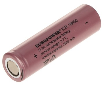 AKUMULATOR LI-ION BAT-ICR18650/EP 3.7 V EUROPOWER