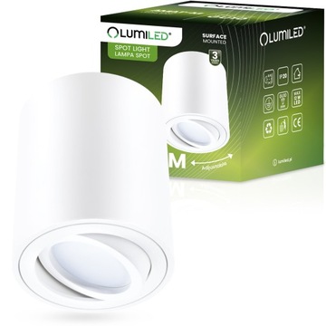 Oprawa Natynkowa HALOGENOWA TUBA SPOT do LED GU10